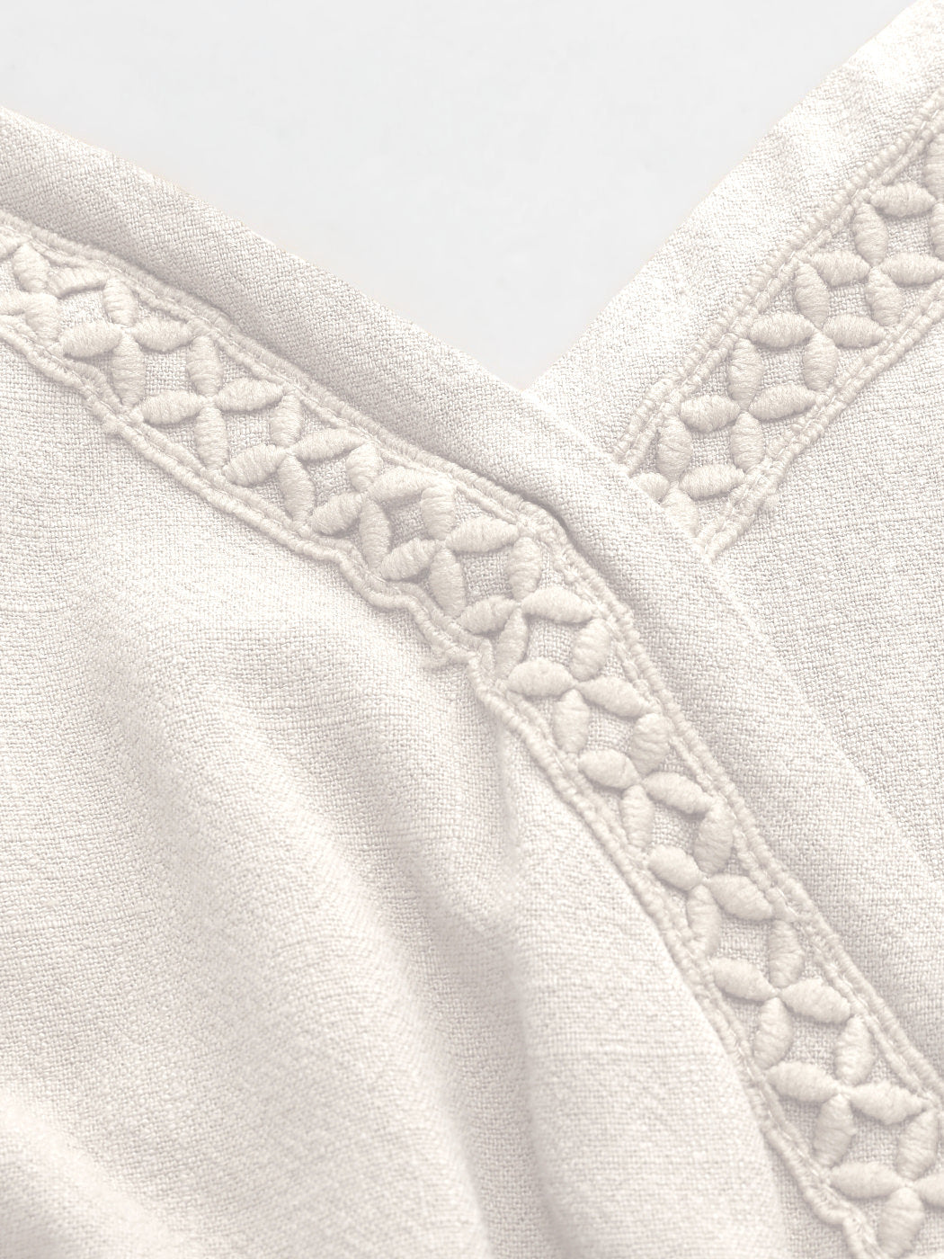 Carla® | Elegant casual white dress with texture.