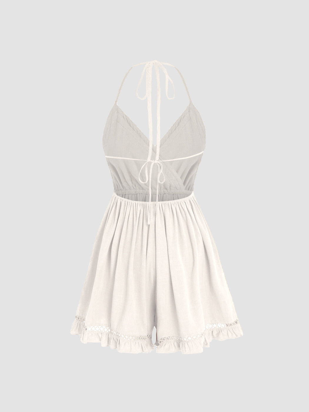 Carla® | Elegant casual white dress with texture.