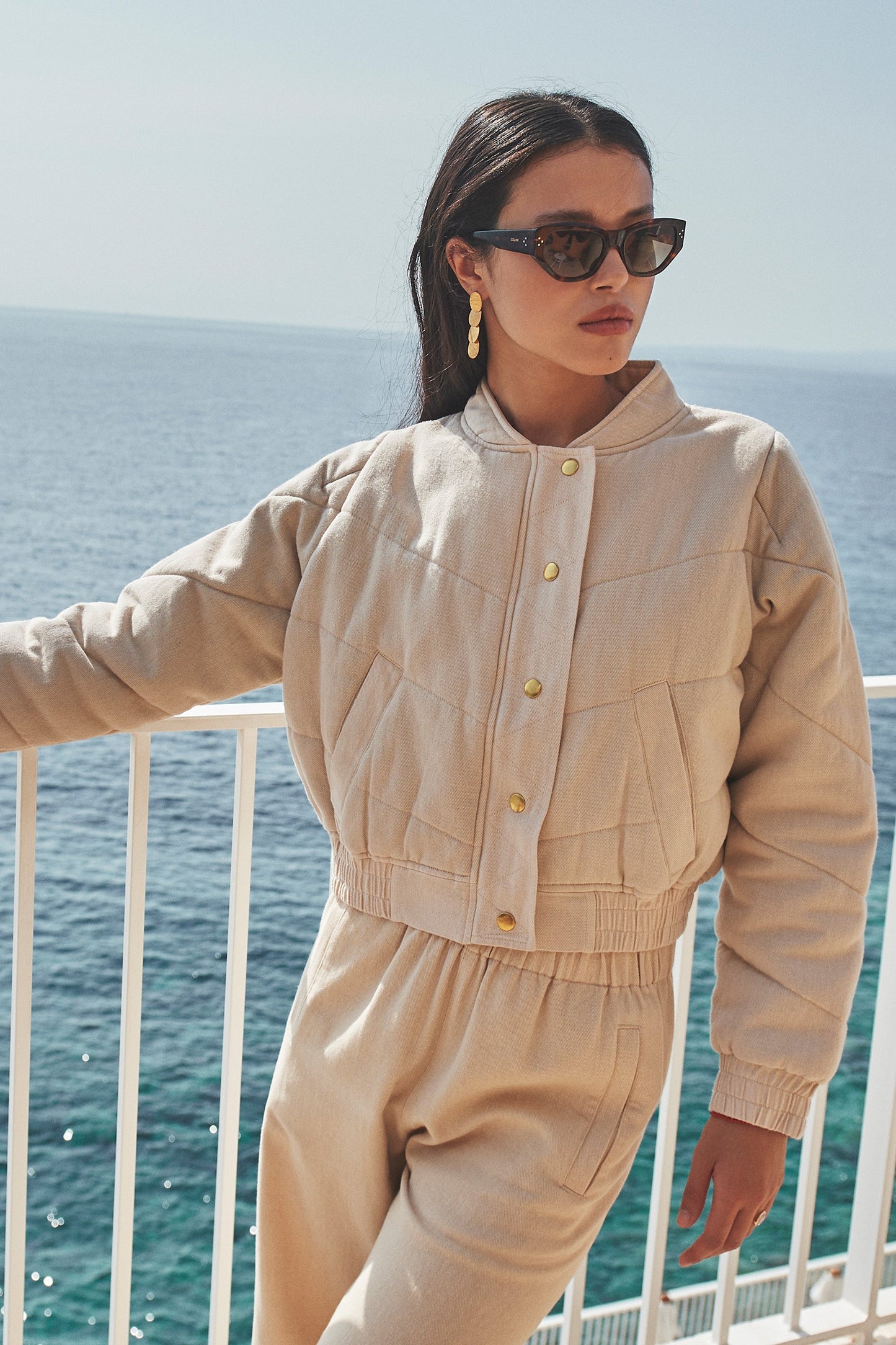 Elisa® | Leah jacket in grained twill