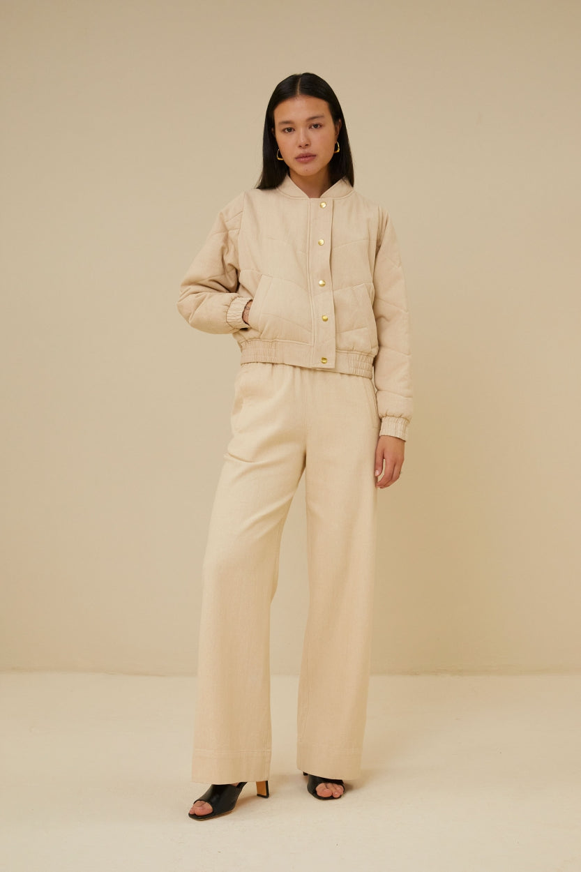 Elisa® | Leah jacket in grained twill