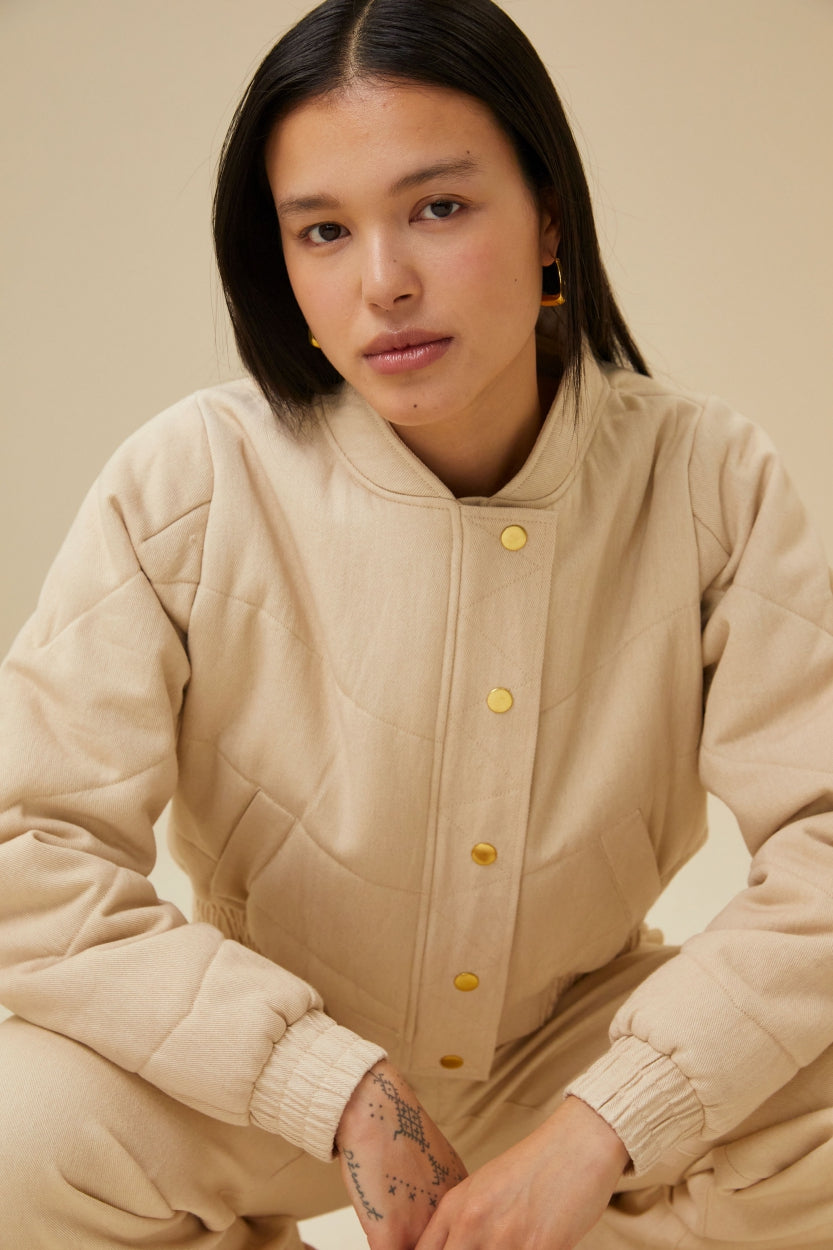 Elisa® | Leah jacket in grained twill