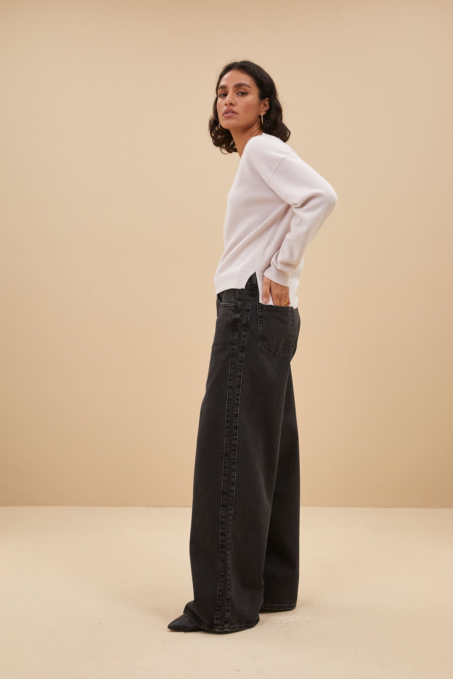Claudia® | Oyster Melee sweatshirt