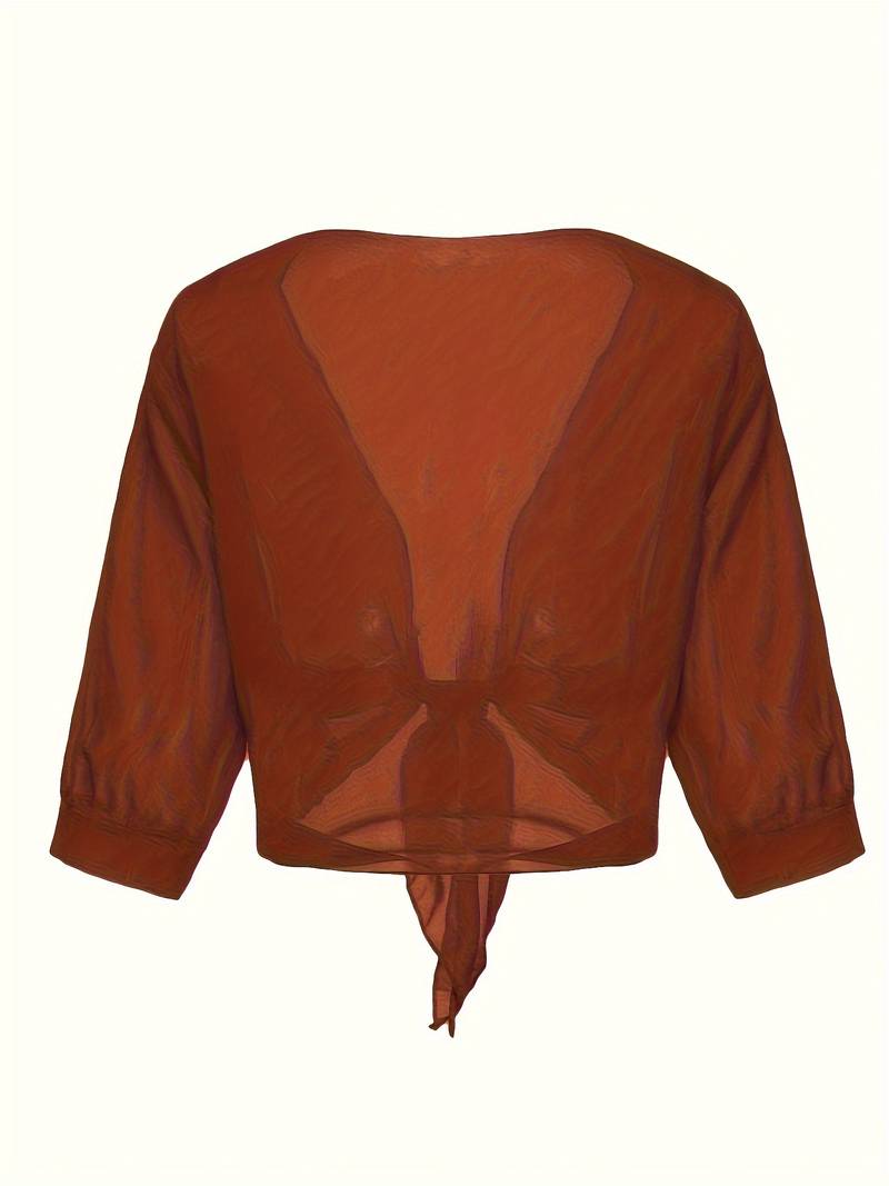 Betsabé® | Stylish Spring Blouse With An Open Front