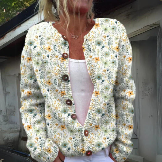 Dafne® | STYLISH FLORAL CARDIGAN