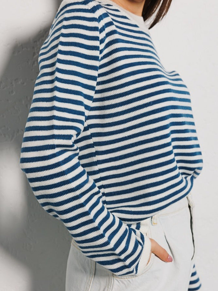 Alessandra® | Striped long-sleeved sweater Amelia