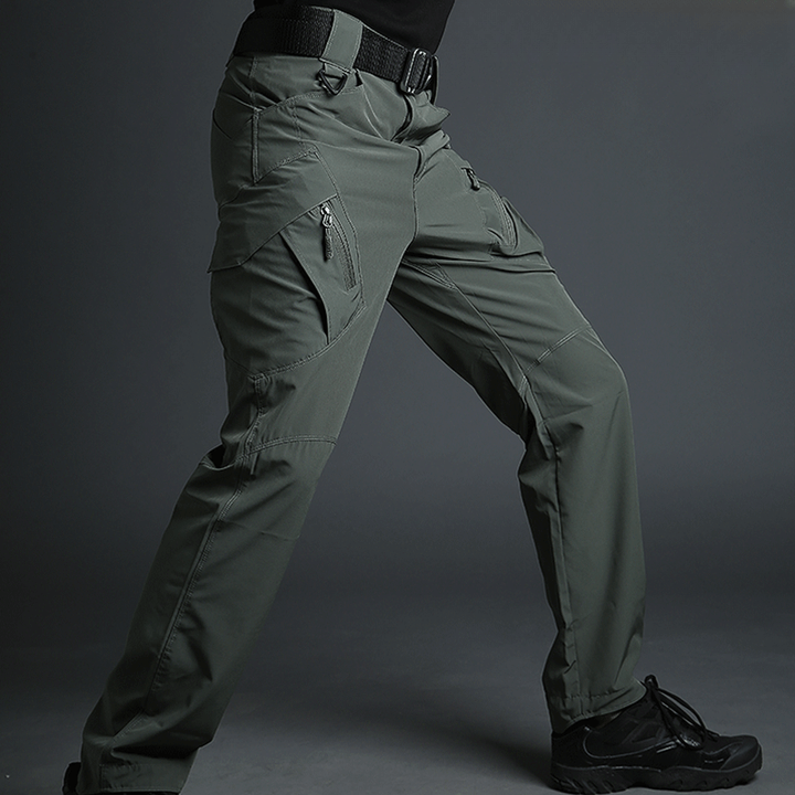 Men's Cargo Pants – Relaxed Fit – Tactical Pockets – Full Length