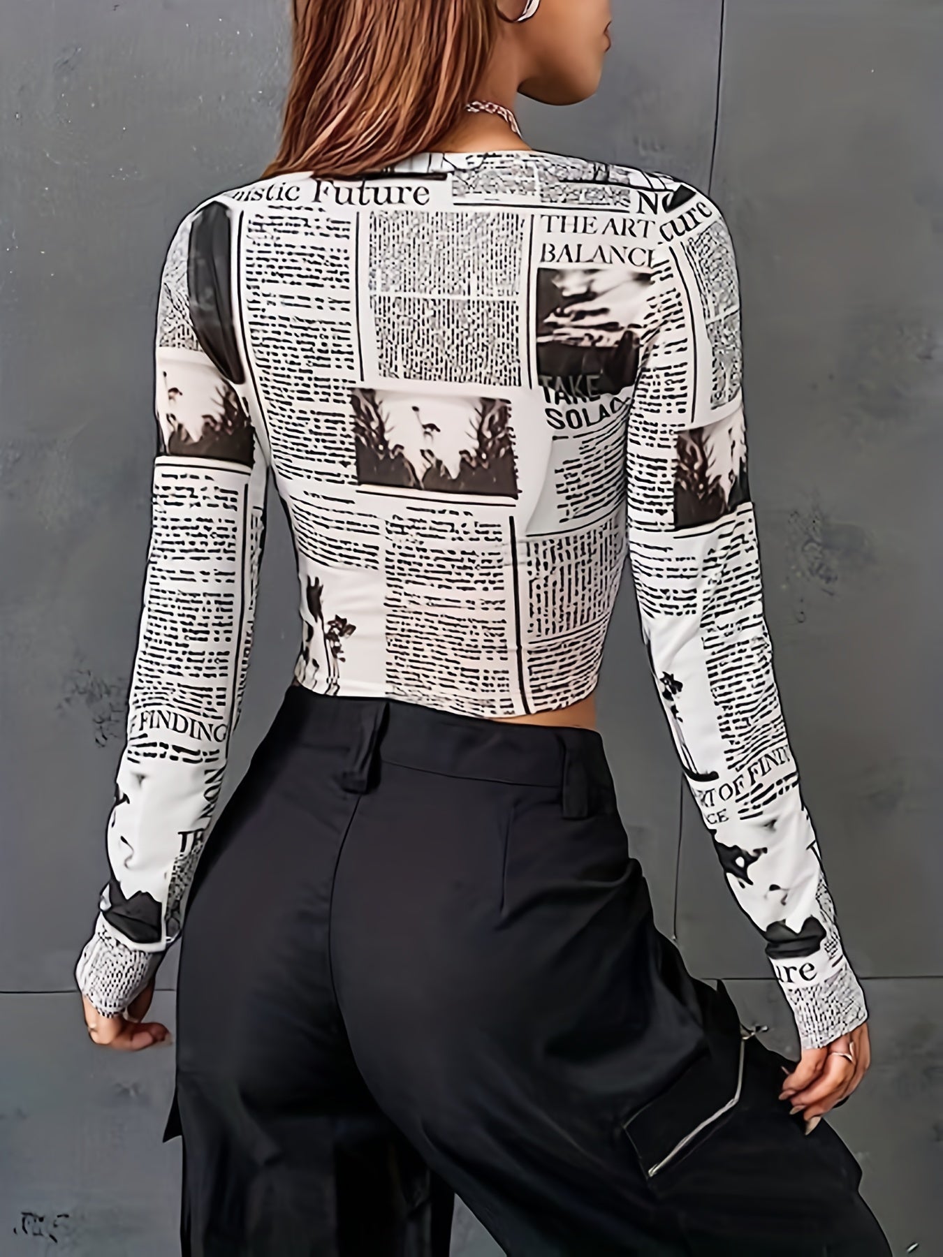 Aella® | Street style top made from newspaper