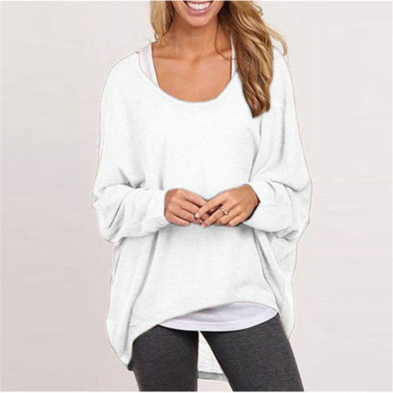Women’s Knit Sweater – Oversized Fit – Tunic Length – Long Sleeve Casual Wear