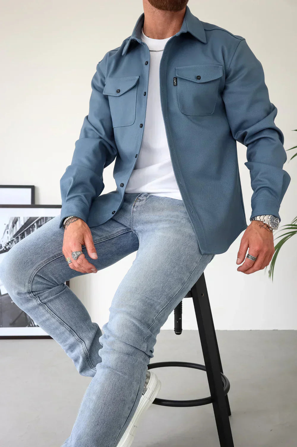 Elijah | Stylish Casual Overshirt