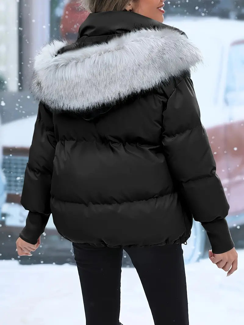 Azucena® | Cozy jacket with zip and hood