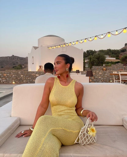 Jeanette | Elegant Sleeveless Maxi Dress for Any Occasion