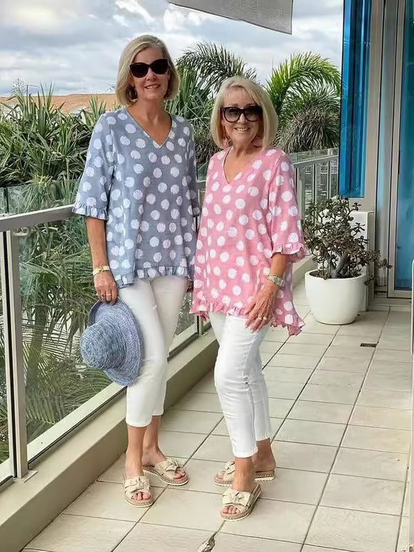Annamaria® | Stylish V-Neck Blouse