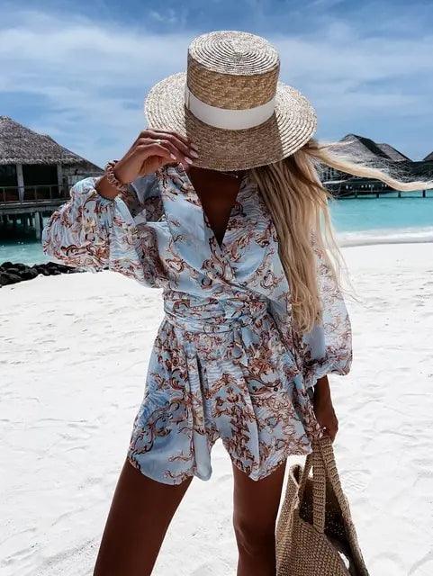 Ariana | Women's Printed Bohemian Style Jumpsuit