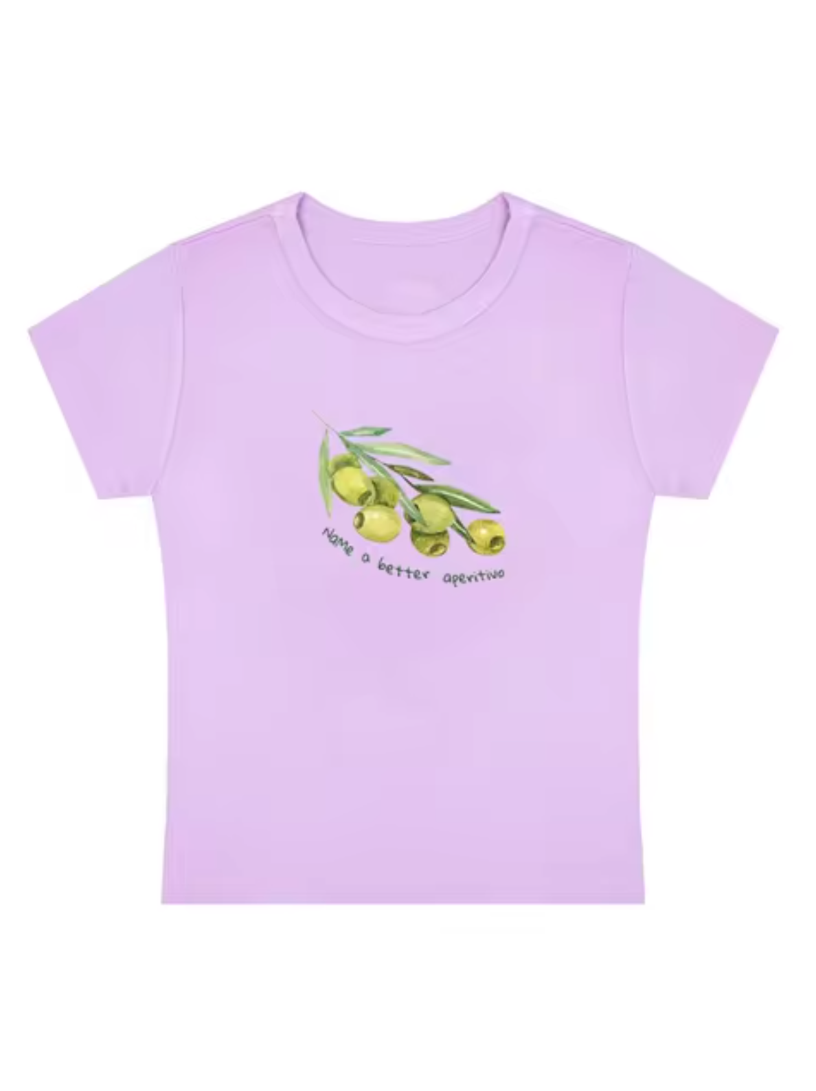 Elena® | Olive Print Crop Top Shirts
