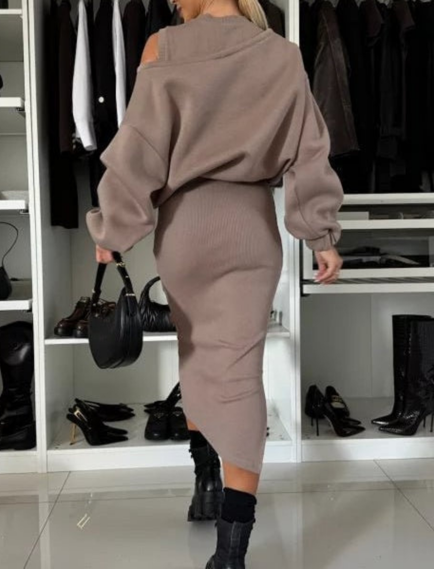 Doris® | Dress and sweater set