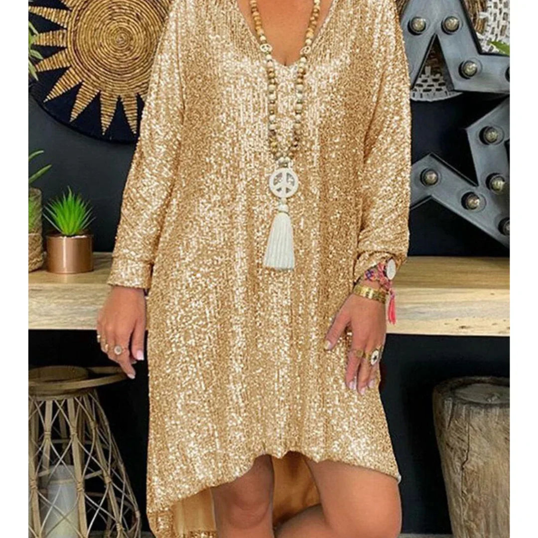 Ava® | Glittering Sequin Dress