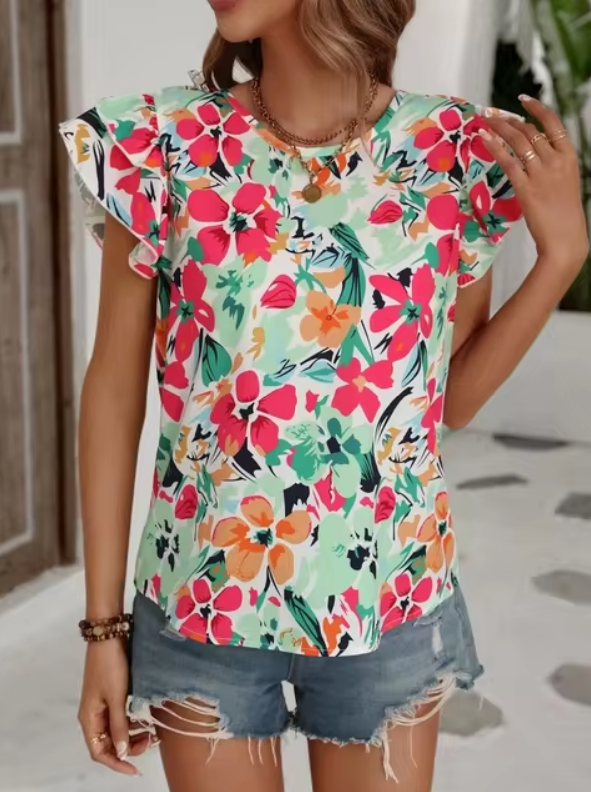 Eliana® | Summer blouse with floral print