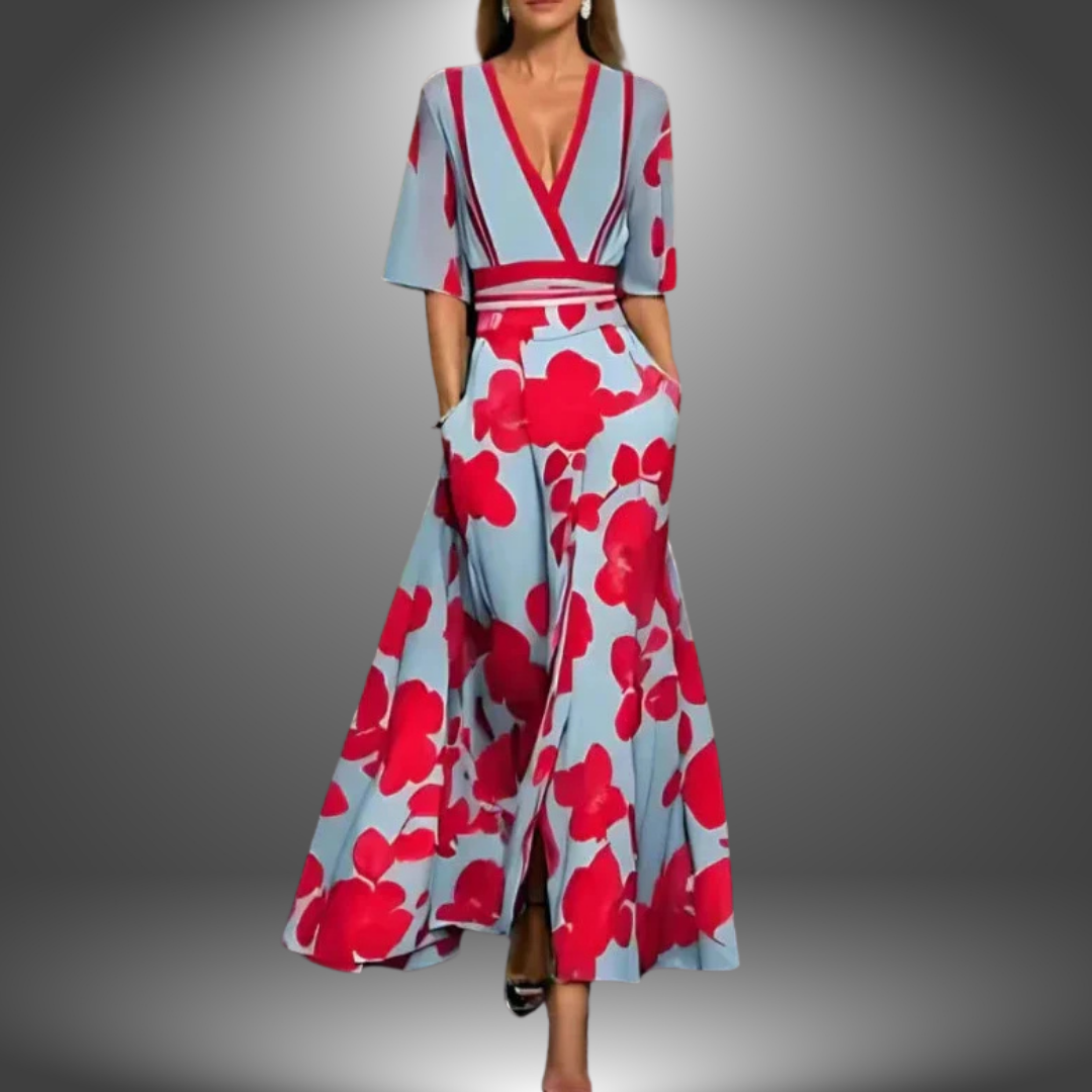 Lola | Elegant Floral Maxi Dress for Women