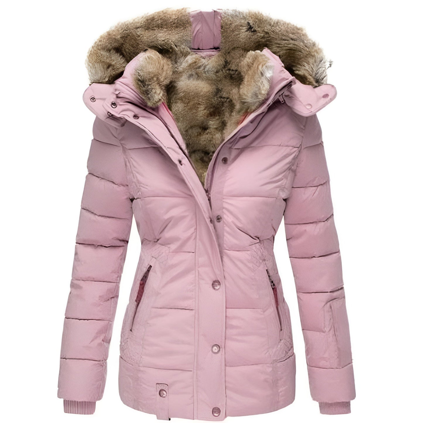Ariadna® | Winter coat with faux fur