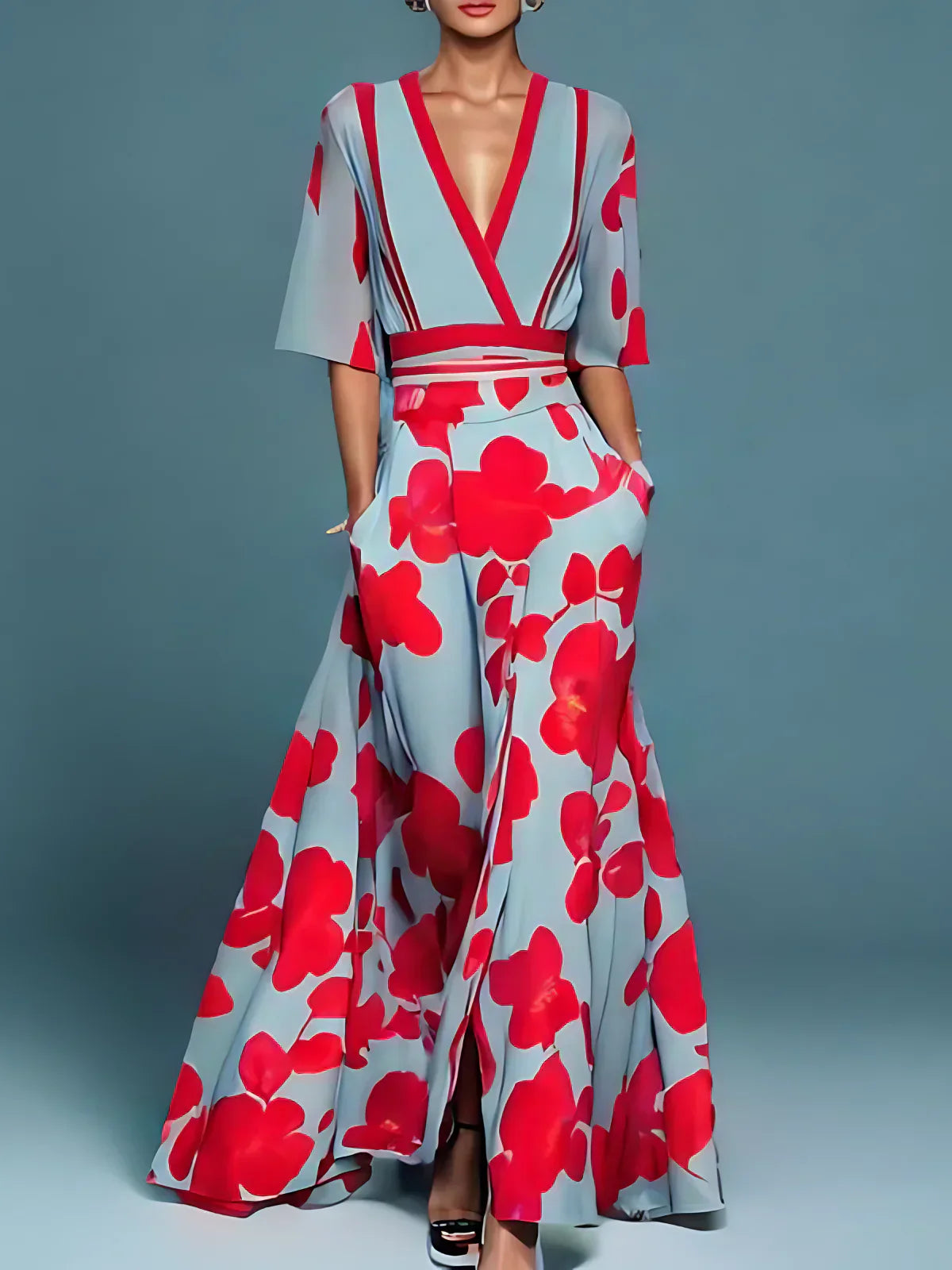 Carla® | Elegant dress with a beautiful spring print