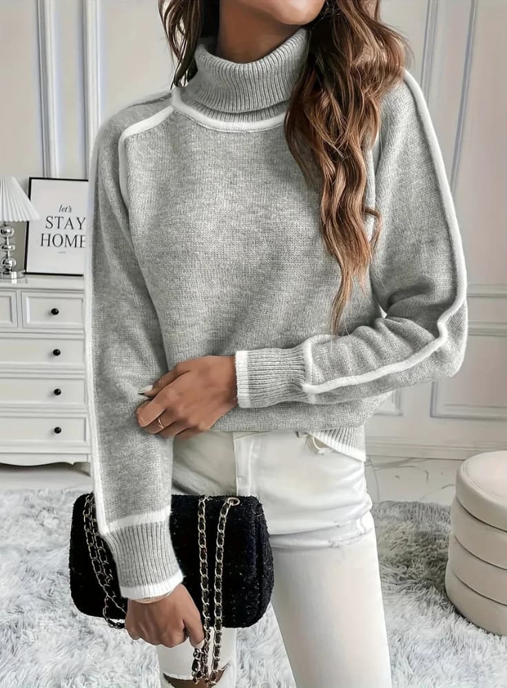 Delia® | Cozy turtleneck sweater