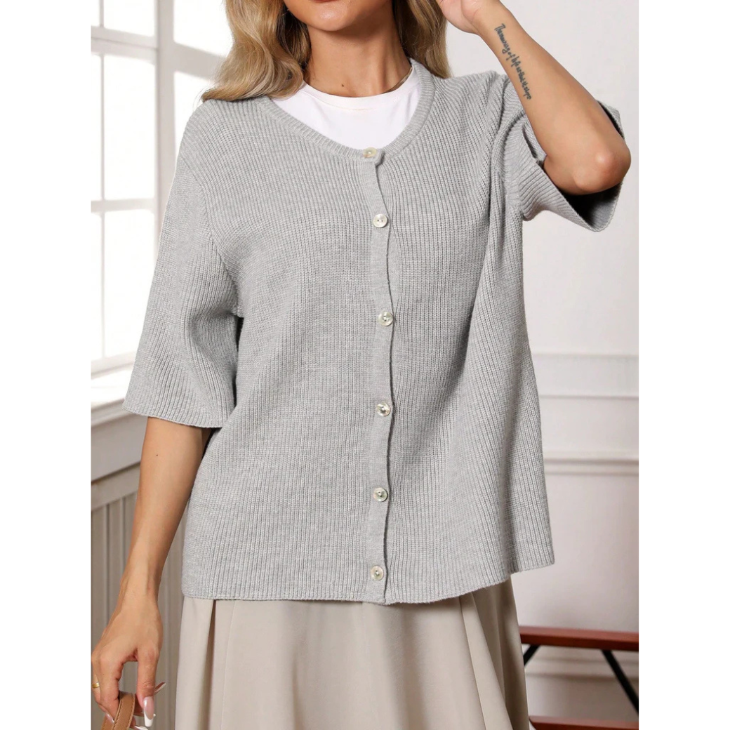 Clara® | Short sleeve cardigan for women