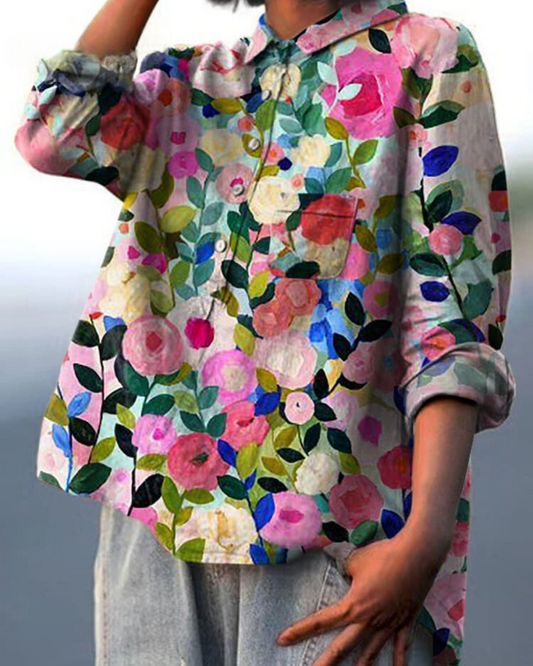 Adela® | Elegant floral blouse