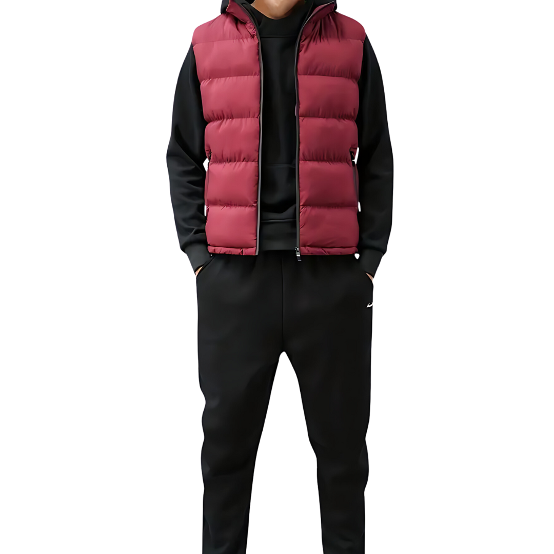 Walter | Men's Quilted Zip-Up Puffer Vest