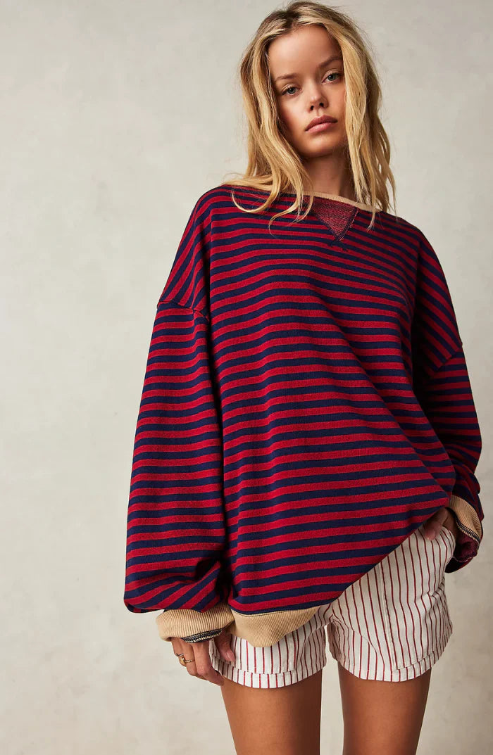 Antonella® | Colorful striped sweater for women
