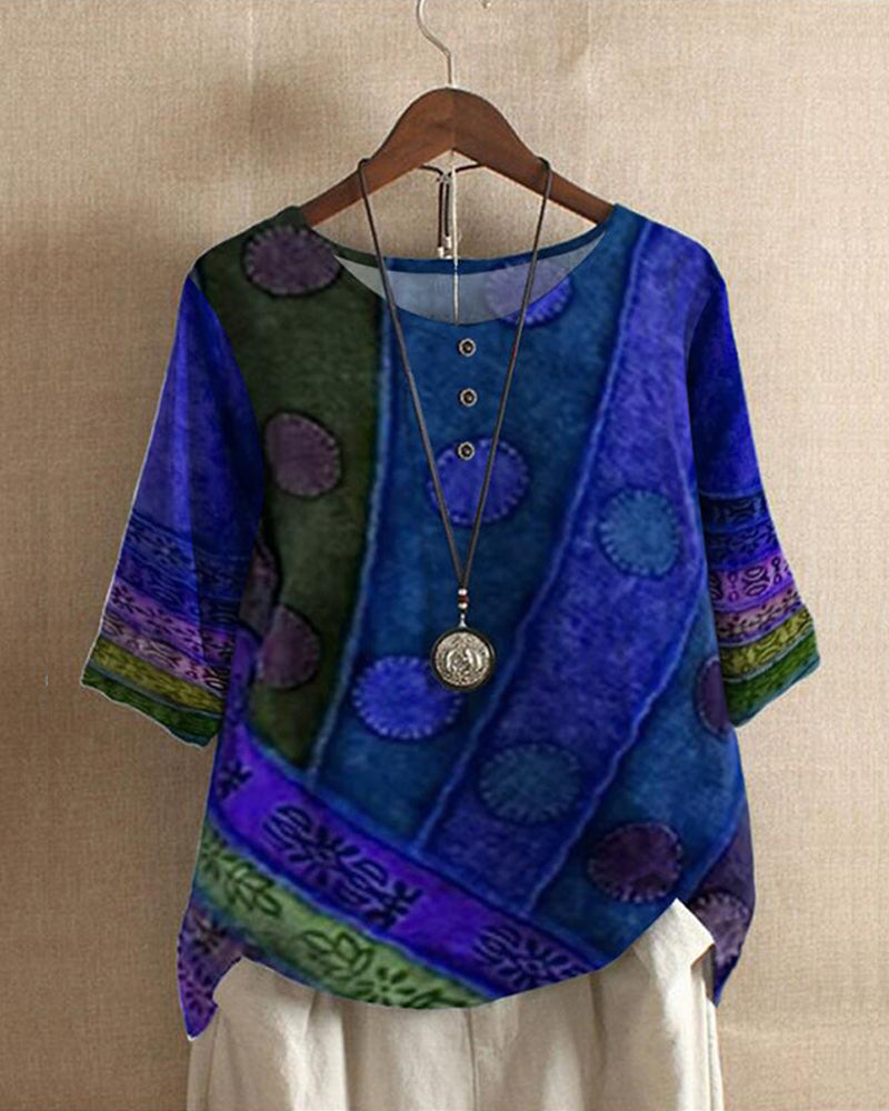 Camila® | Casual half sleeve top