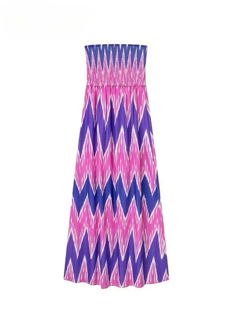 Claudia® | Strapless mid-length dress