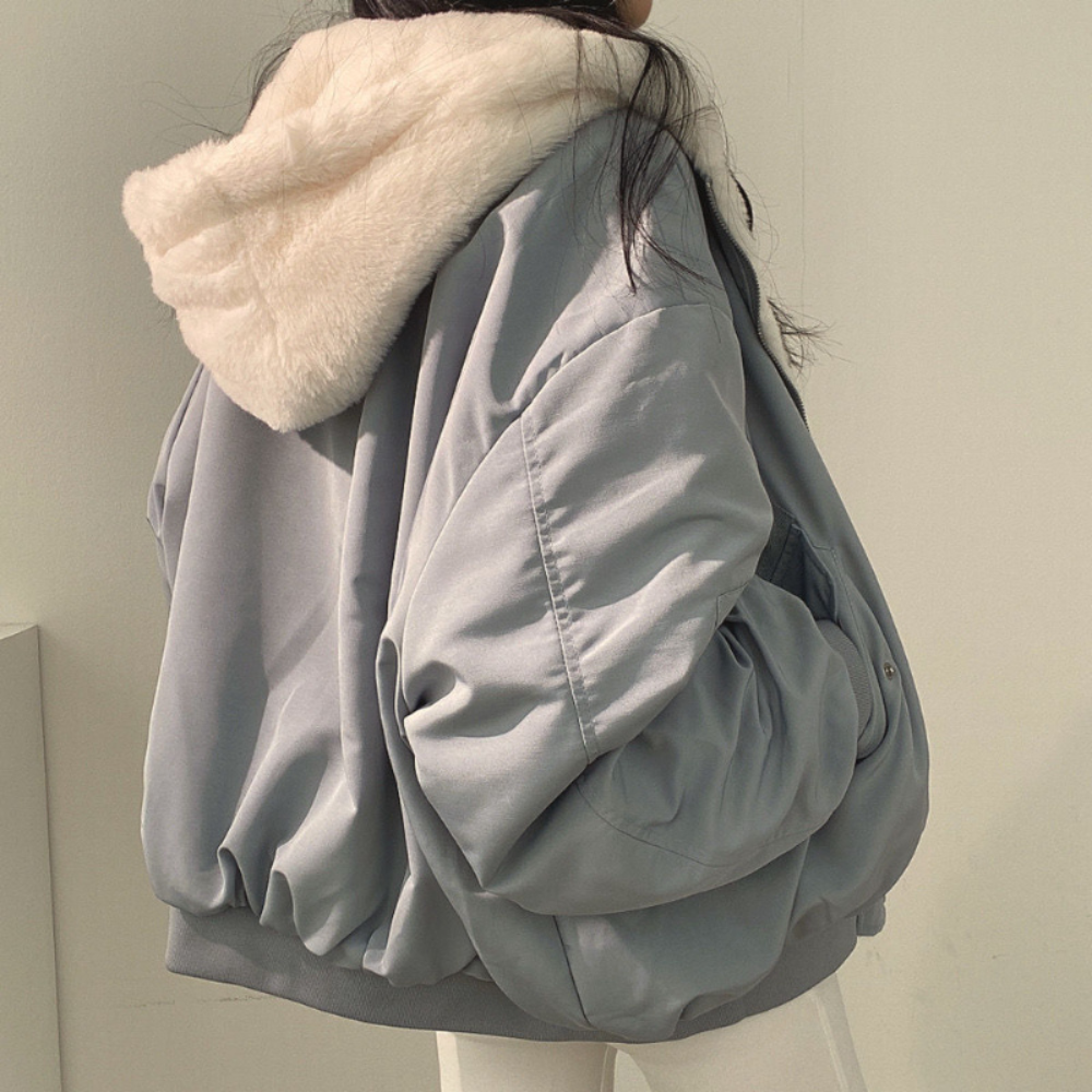 Chloe® | Reversible jacket with hood for women