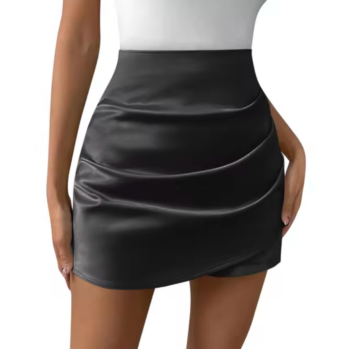 Beatriz® | Elegant satin mini skirt