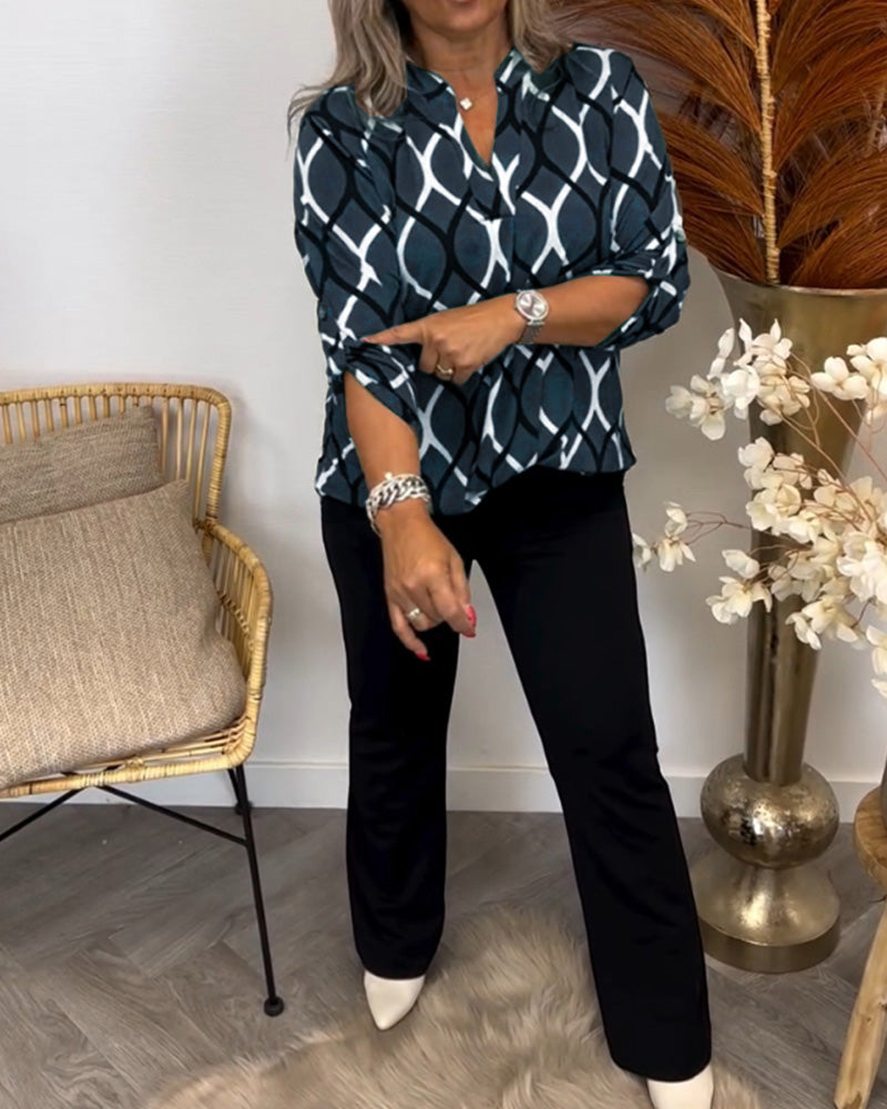 Brynnan® | Relaxed Long Sleeve Blouse