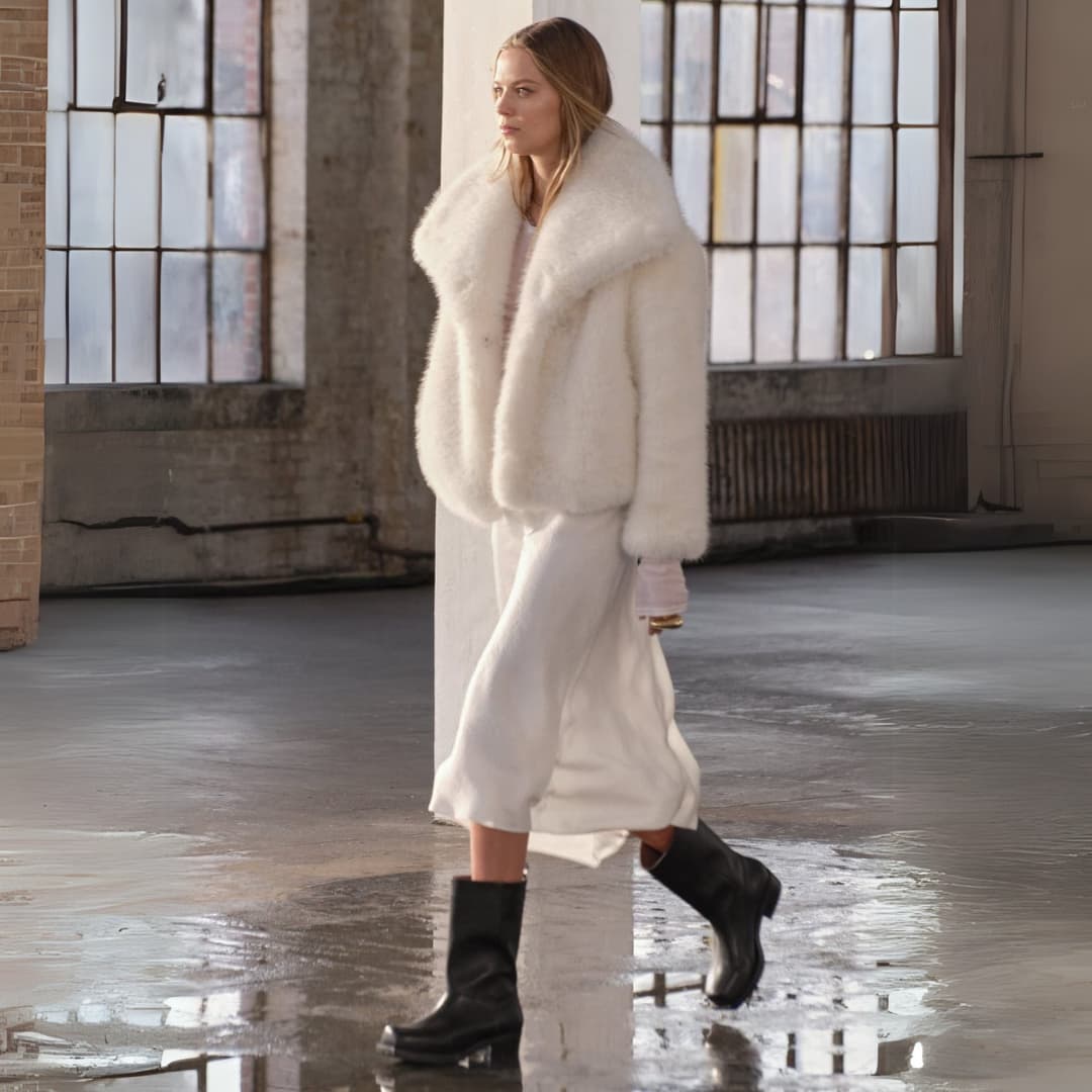 Carolina® | Fluffy coat for women