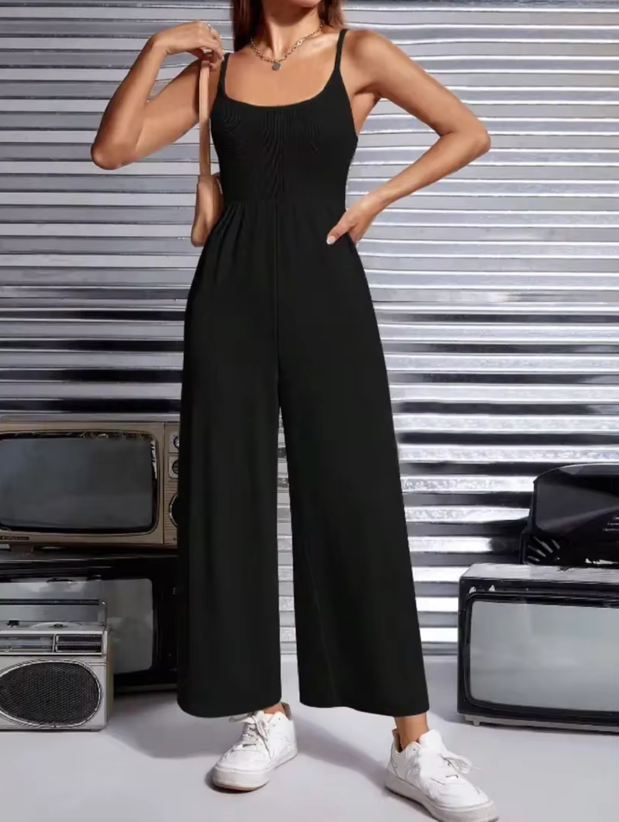Delaney® | Round Neck Jumpsuit