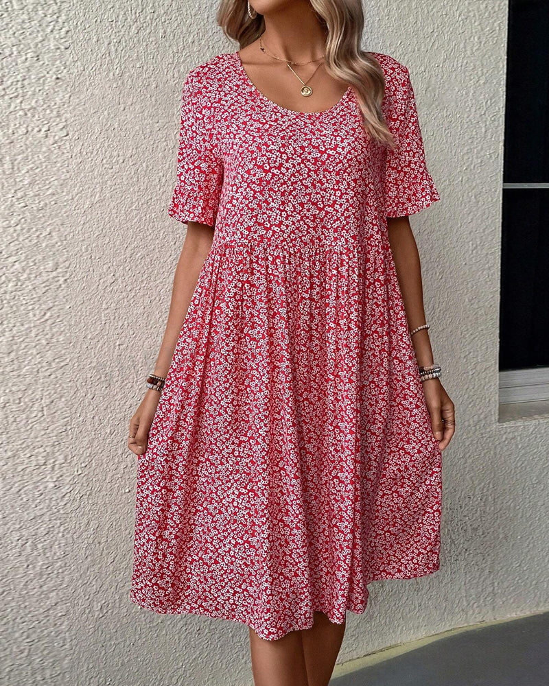 Adrianna® | Elegant Floral Midi Dress