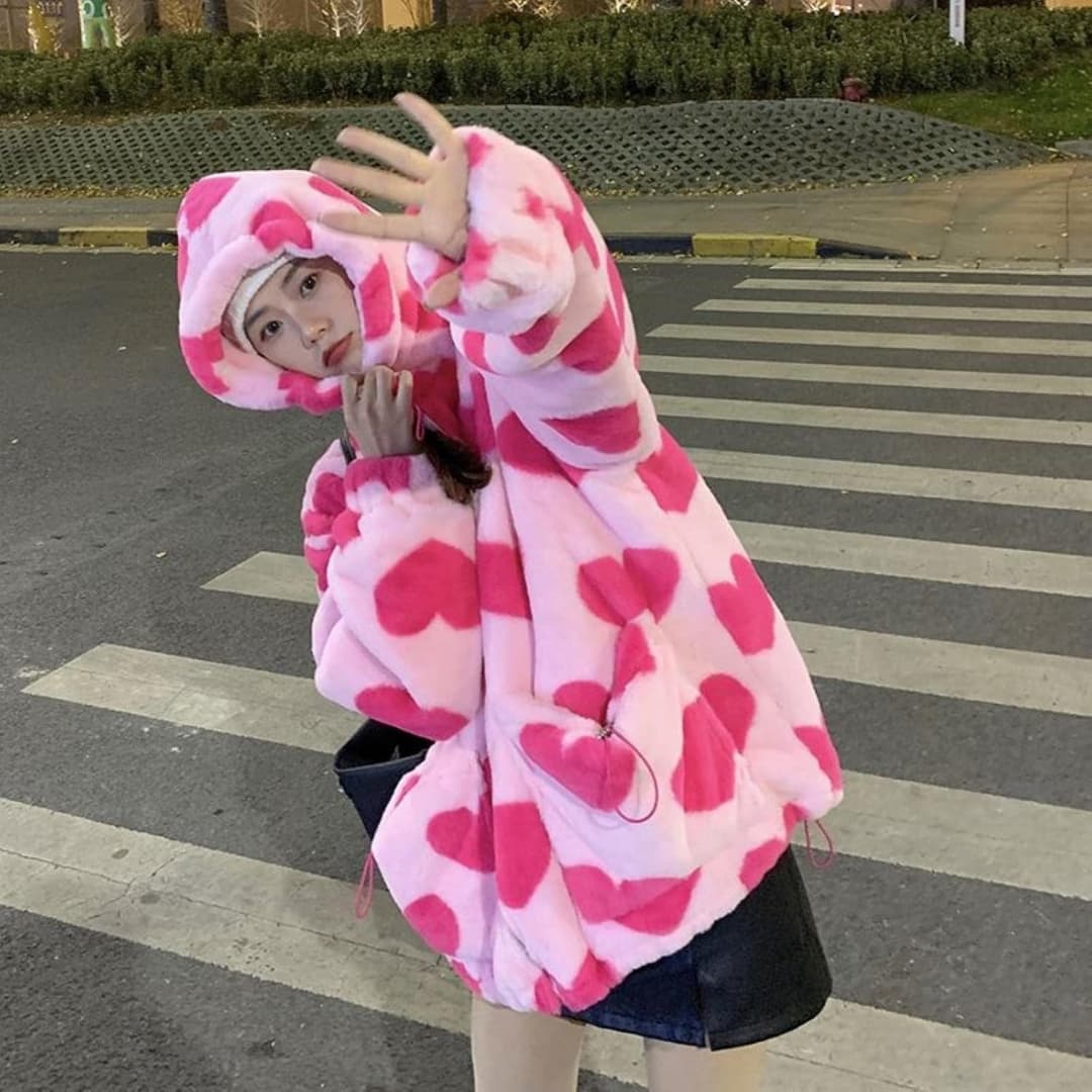 Denise® | Cozy Warm Heart Shaped Jacket