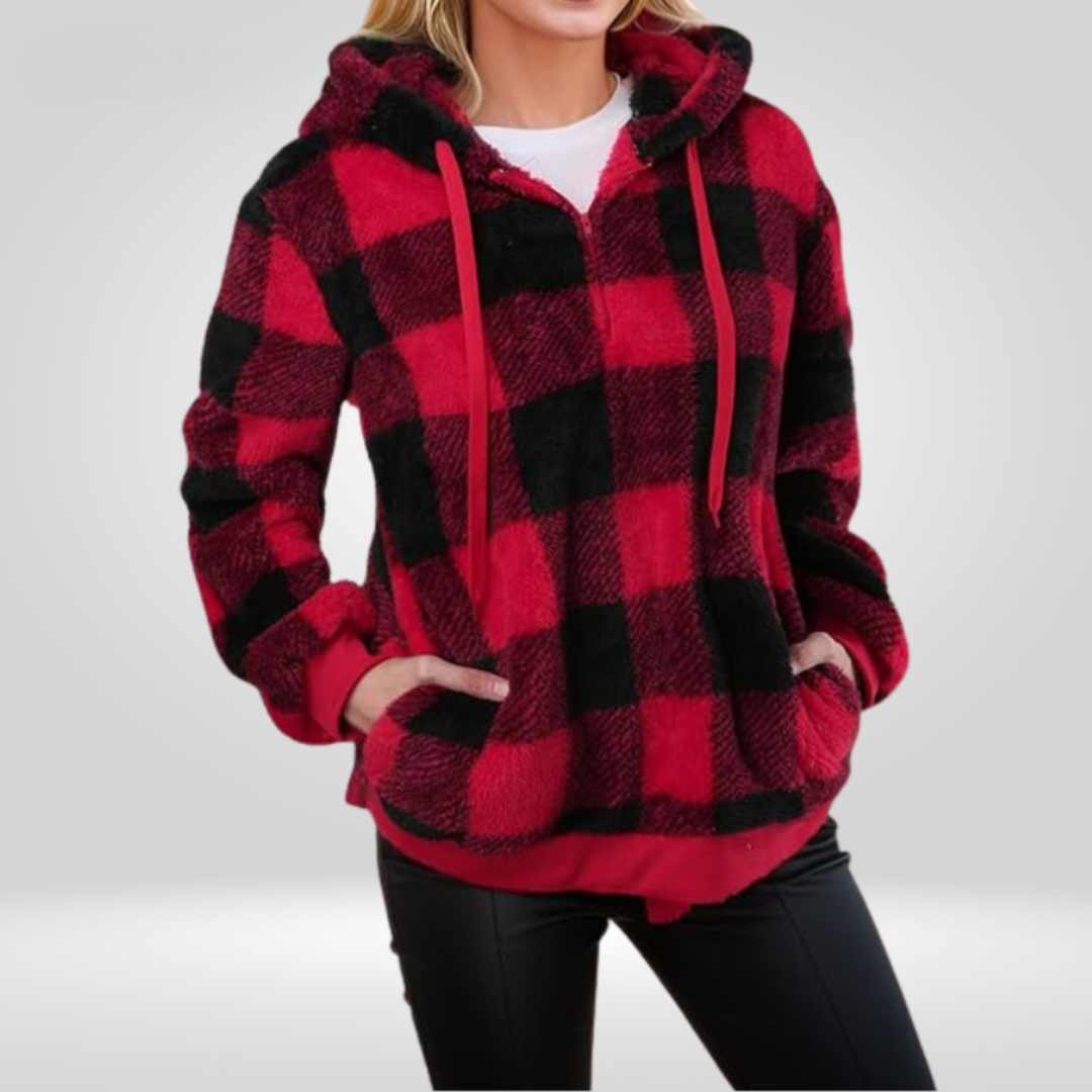 Angeline's® | Stylish half zip sweater