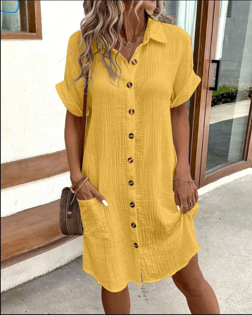 Clementine® | Elegant polo shirt dress for women