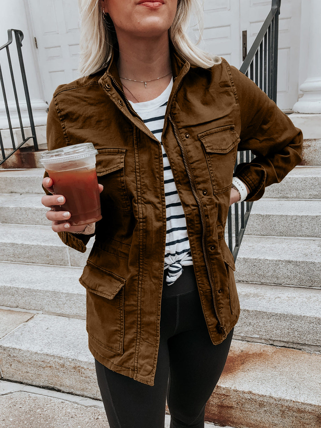 Carolina® | Long sleeve zip jacket with pockets