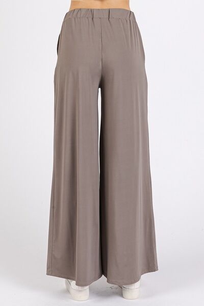Diana® | Stretch trousers with wide legs and an elastic waistband