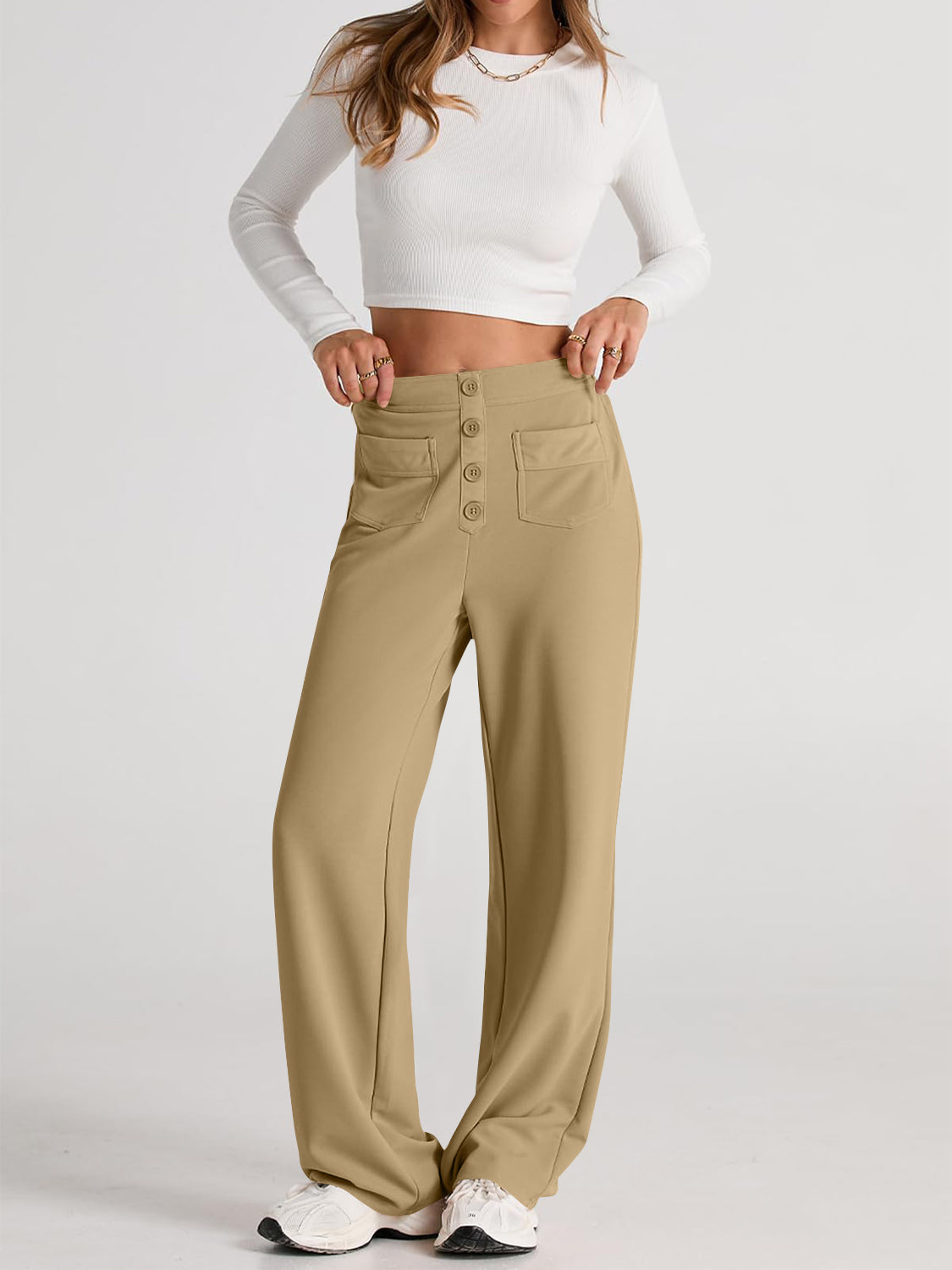 Apolonia | Wide-leg, high-waisted trousers