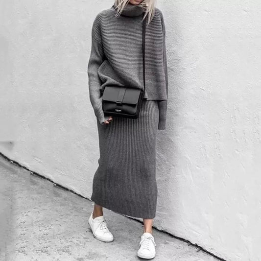 Amy® | Stylish rib knit set