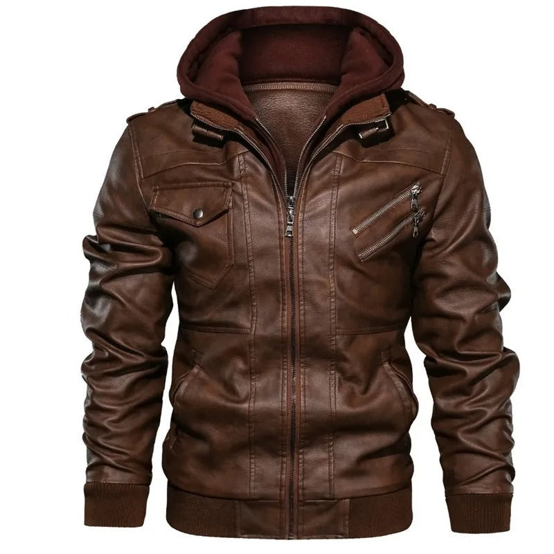 Leonard | Men's Hooded Bomber Jacket
