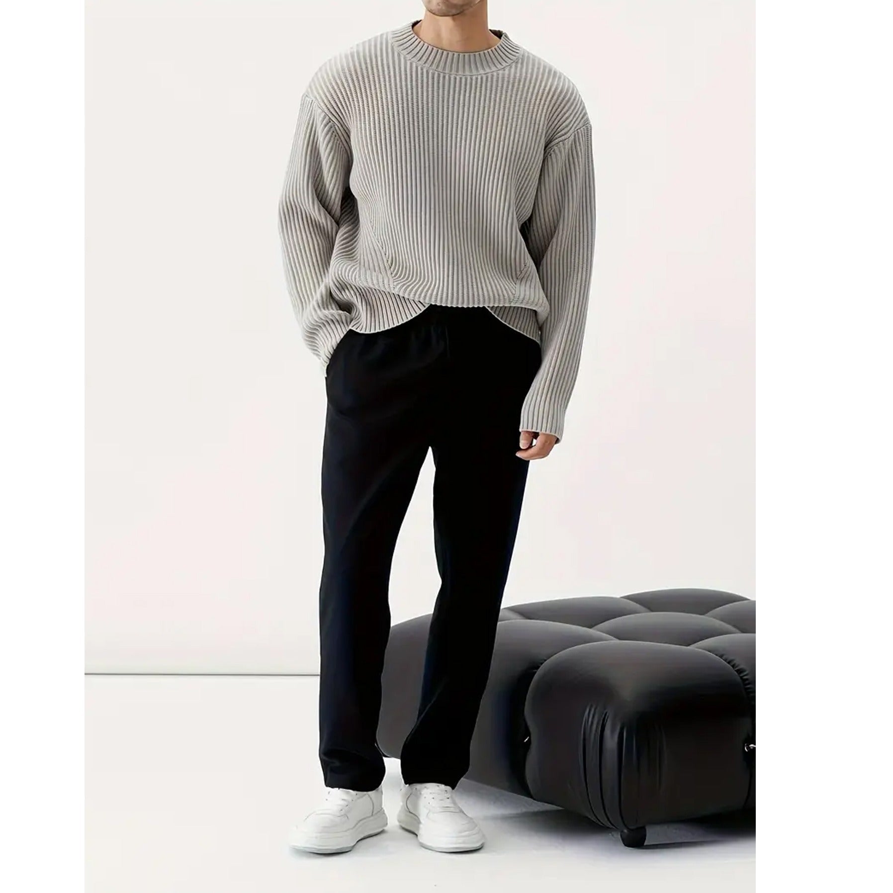 Reggie | Men's Relaxed Fit Crewneck Sweater