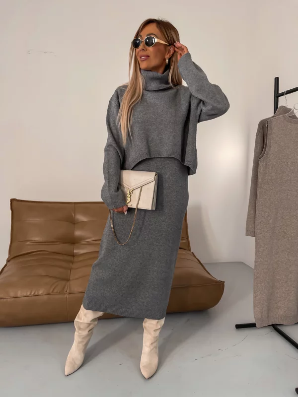 Adelaida | Autumn/winter knit set for women