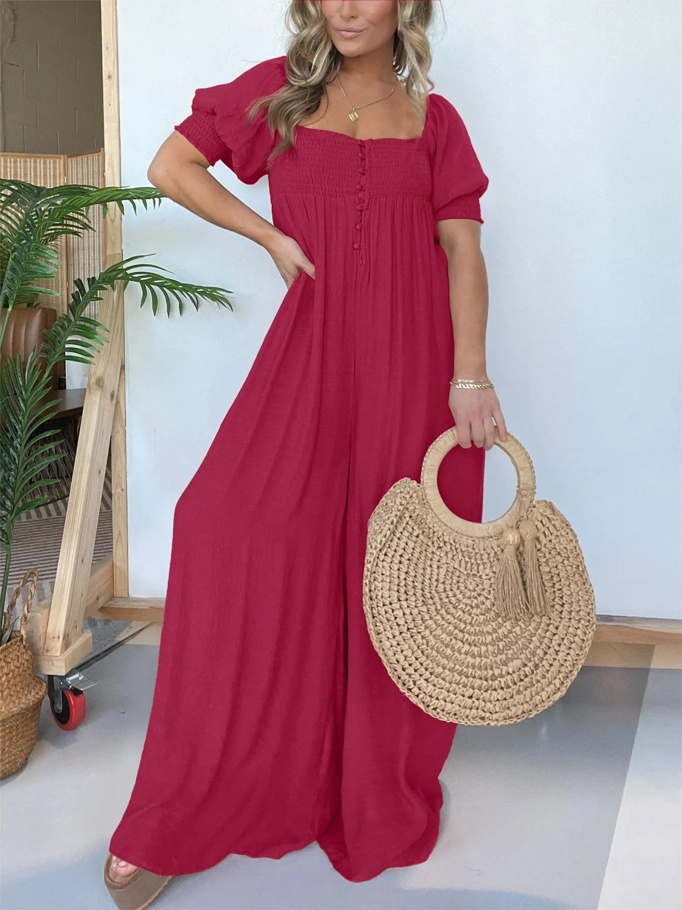 Elettra® | Stylish And Cozy Wide-Legged Jumpsuit