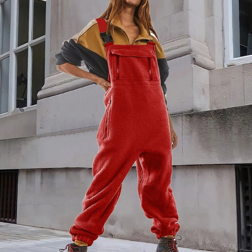Amparo® | Adjustable Corduroy Fleece Jumpsuit