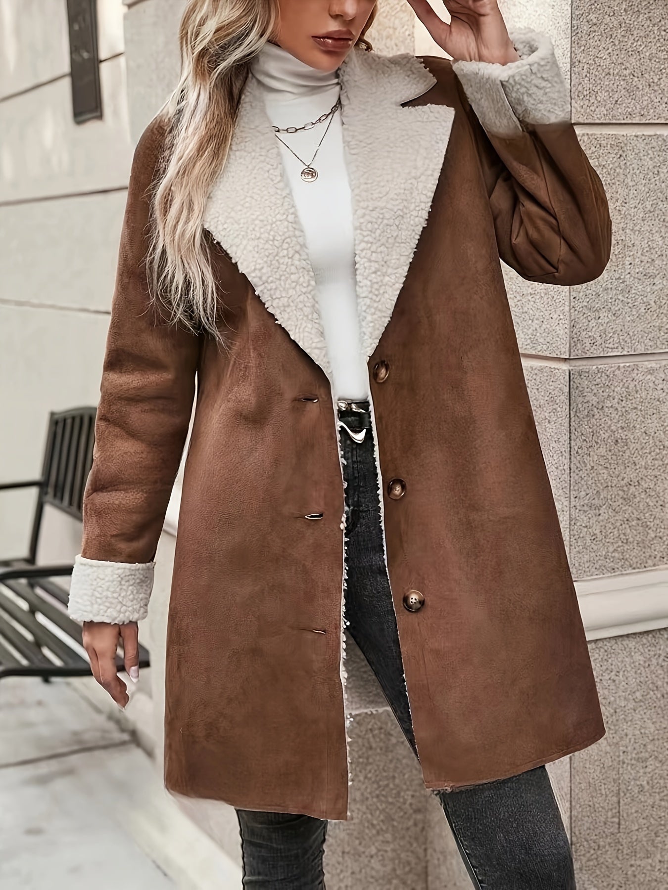 Doris® | Insulated jacket with Sherpa lining